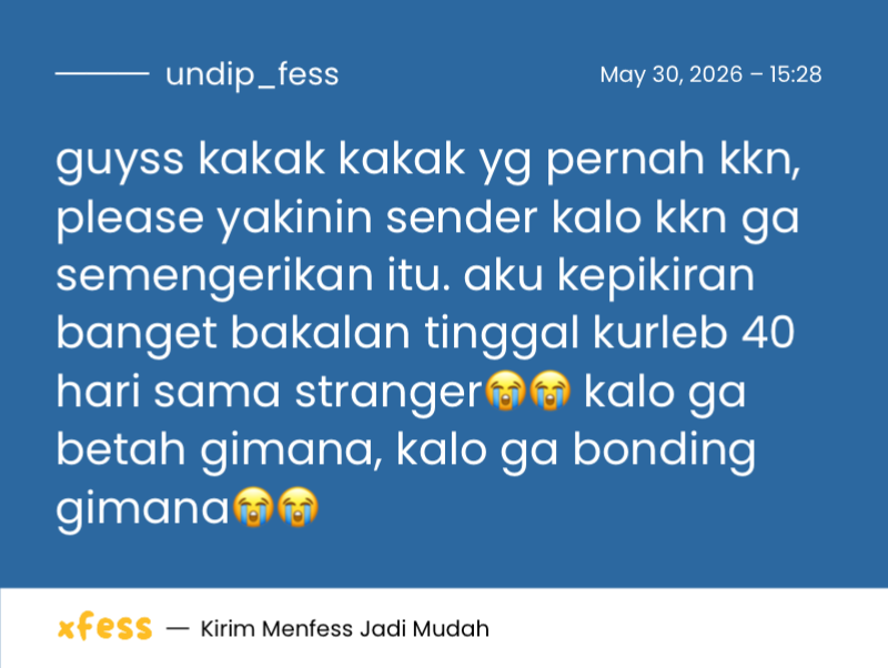 UNDIP_FESS's tweet photo. undip! pls butuh diyakinkan banget kalo kkn ga semenyeramkan itu https://t.co/BNqJgV3gSB