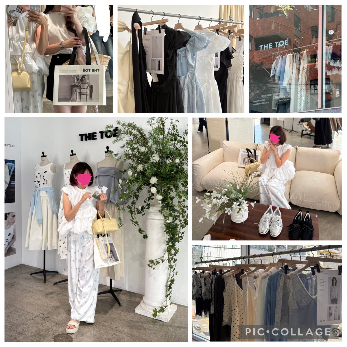 kana15816's tweet photo. 【THE TOÉ】
Peony Peplum Top
Delphinium Pants
Regent Boston Bag
で合わせたスタイリング…✨

『THE TOÉ 2026 Summer Exhibition』
展示会へ行ってきました✨
全部可愛かった!
予約入場特典&amp;ノベルティ一式GET🩵
#thetoe #展示会 #コーディネート https://t.co/BexKzw7Vou