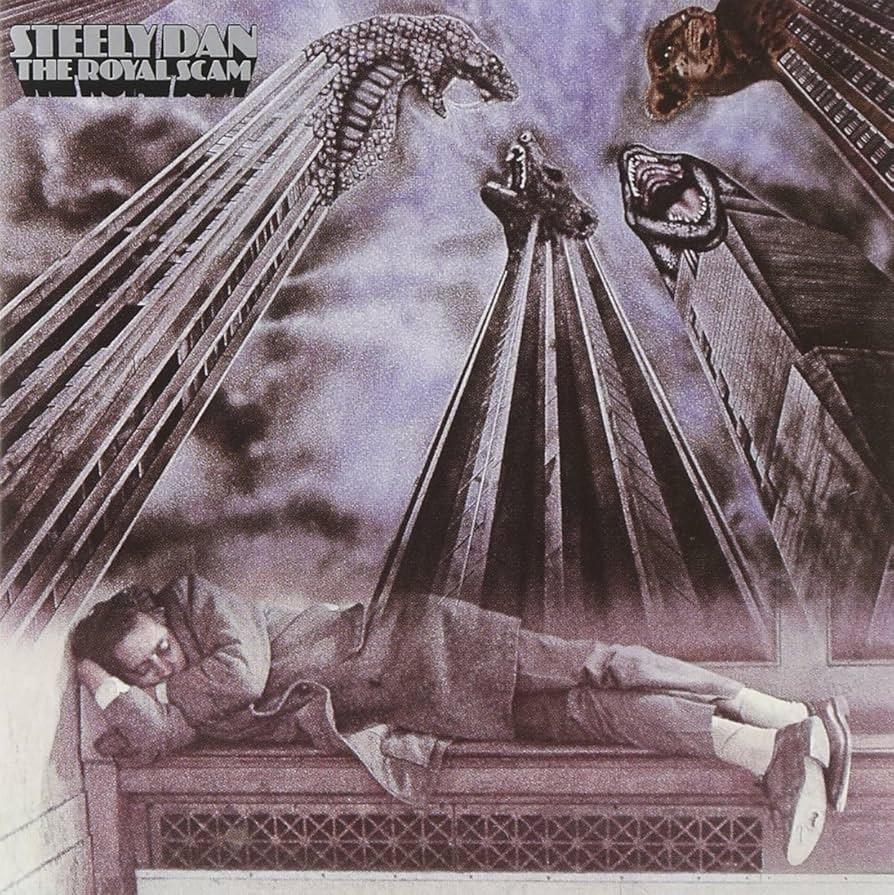 KMS__'s tweet photo. The Royal Scam a 50 ans. Mon préféré de Steely Dan avec Don't Take Me Alive ente autres. L'histoire du fils d'un comptable retranché dans sa baraque avec une caisse de dynamite. 
Et la guitare de Larry Carlton, le G7#9 de l'intro et son énorme solo.
https://t.co/a0XDGJ7Wh3 https://t.co/jhecCUOsY6