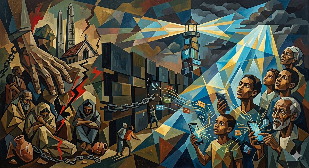 rupi2lov's tweet photo. "From isolation to connection: Transforming Ethiopia's story through AI and social media"
Echoes from the Edge: Why Ethiopia’s Digital Voice Must Not Be Silenced https://t.co/SzYjcGhwLO https://t.co/CP28MDi9cB