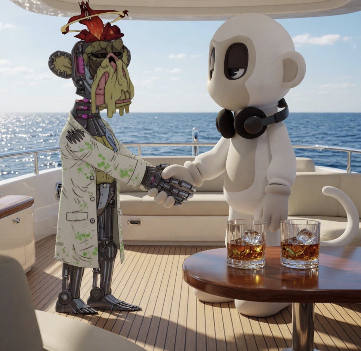 CryptoTare's tweet photo. Apes will always be friends https://t.co/c9tjKTVfmT