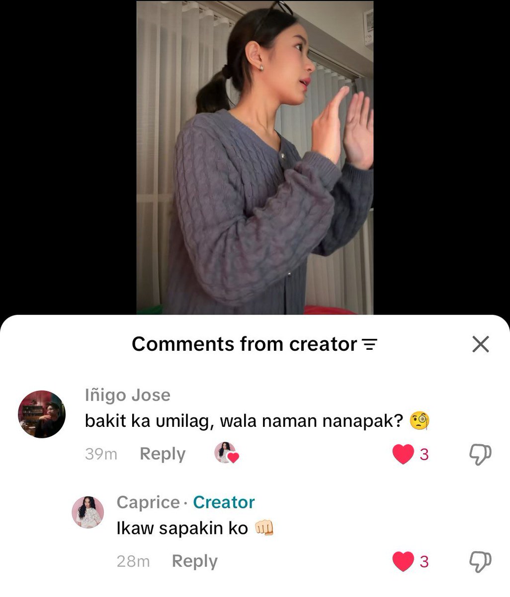 cappietala's tweet photo. si capres nagiging palaban na talaga 😭 HAHHSAHHAHAHAHAHA

#CapriceCayetano https://t.co/2W8St1am6P