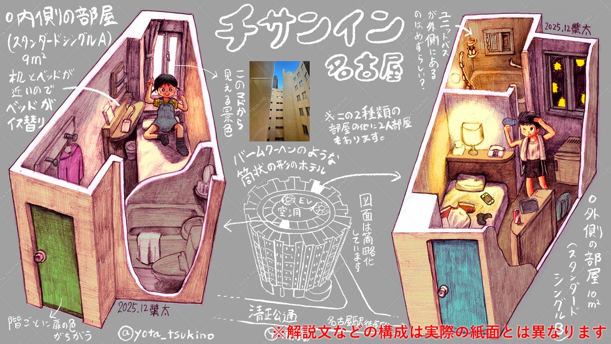 yota_tsukino's tweet photo. #コミティア156 のお品書きです。
 新刊「図解集 旅先パビリオン」 を持っていきます！ 
  寝台特急サンライズやチサンイン名古屋など、万博のパビリオンのような非日常スポットを図解つきで紹介します。
6/7東京ビックサイト 東2 へ20b「車掌少年の小部屋」でお待ちしております😃
#COMITIA156