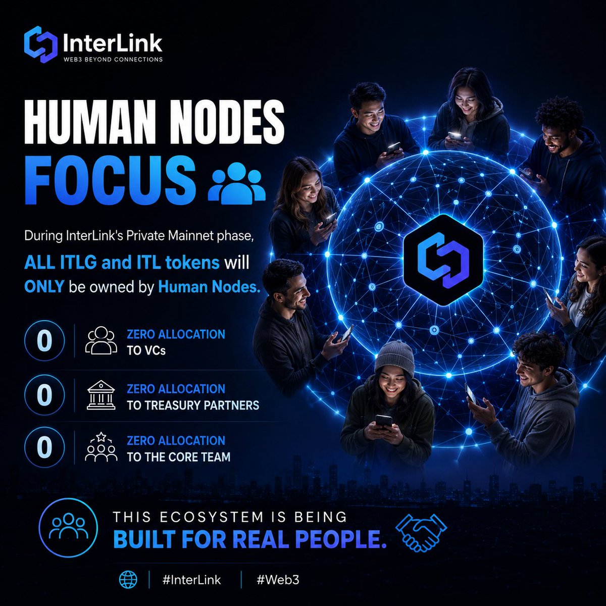 Revanth9493's tweet photo. InterLink is putting Human Nodes at the forefront! 🌐 During the Private Mainnet phase, ALL ITLG and ITL tokens will be exclusively owned by Human Nodes. 🚀 #InterLink #ITLG #ITL #ITLX 

@chakri_prince11 
@kv_interlink 
@queentanisaX 
@reina_itl https://t.co/vRu4FN1SHr