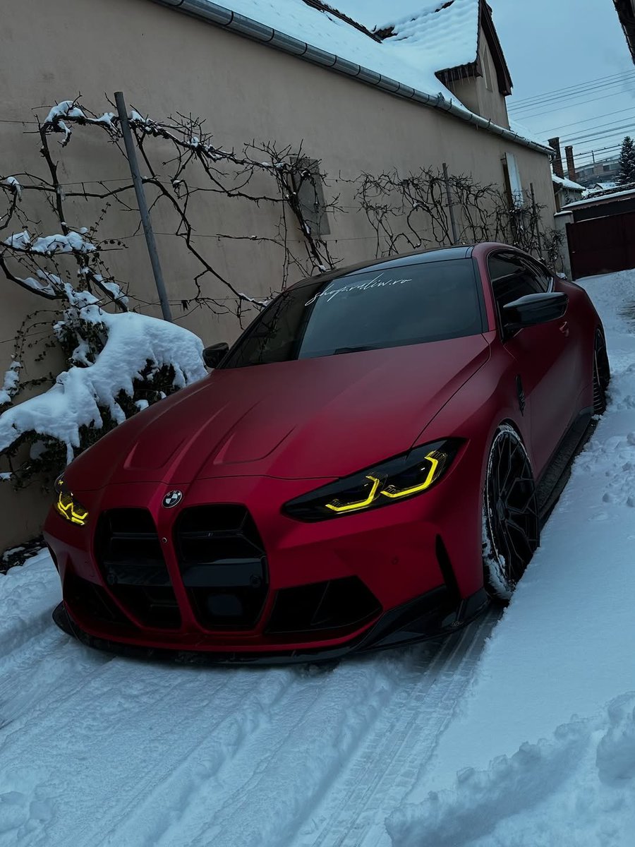 Elitecargasm's tweet photo. BMW M4 ❄️ https://t.co/YPg1K3BcO0