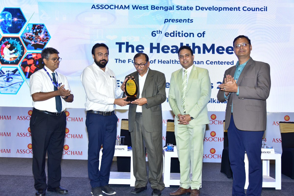 sgrhindia's tweet photo. Sir Ganga Ram Hospital has been honoured with the Excellence Award for Healthcare Digital Innovation at The Future of Health: Human-Centered AI - Excellence Awards 2026, organised by ASSOCHAM in Kolkata.
#sgrh #bondoftrust #trustofgenerations #digitalhealth #healthcaretechnology https://t.co/IpD2a1EMSw