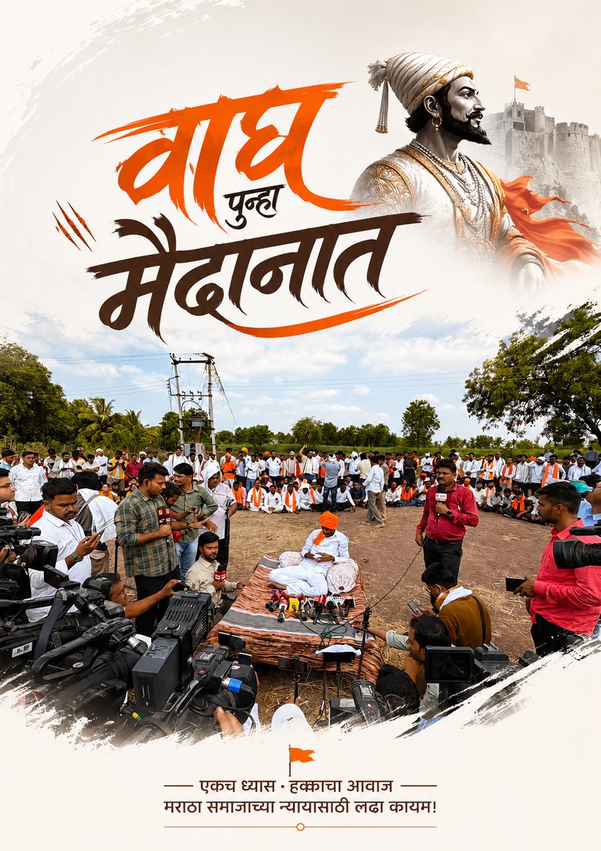 Phanase_Patil's tweet photo. मला गोळ्या घालून मारलं तरी मागे हटणार नाही, हा मराठ्यांच्या योद्ध्यांचा हुंकार आहे..!! छळ मांडणार्या सरकारला हाच समाज जमिनीवर आणल्या शिवाय रहाणार नाही..!! #Maonjjarangepatil #MarathaReservation https://t.co/8xXxQQhCpV