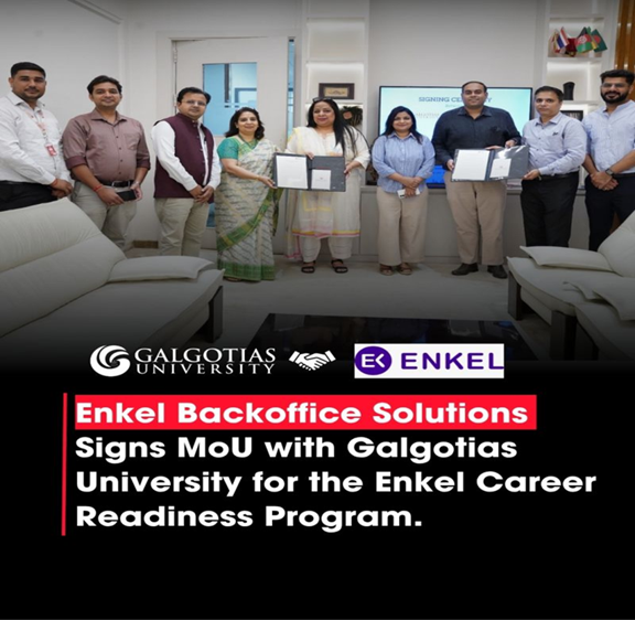 SCSE_GU's tweet photo. Galgotias University and Enkel partner to empower students through industry training, mentorship, skill development, and career readiness initiatives.

#Enkel #MoU #CareerReadiness #SkillDevelopment #IndustryAcademia #Training #Mentorship #Innovation #Galgotias #FutureReady https://t.co/fgfAPYdQee