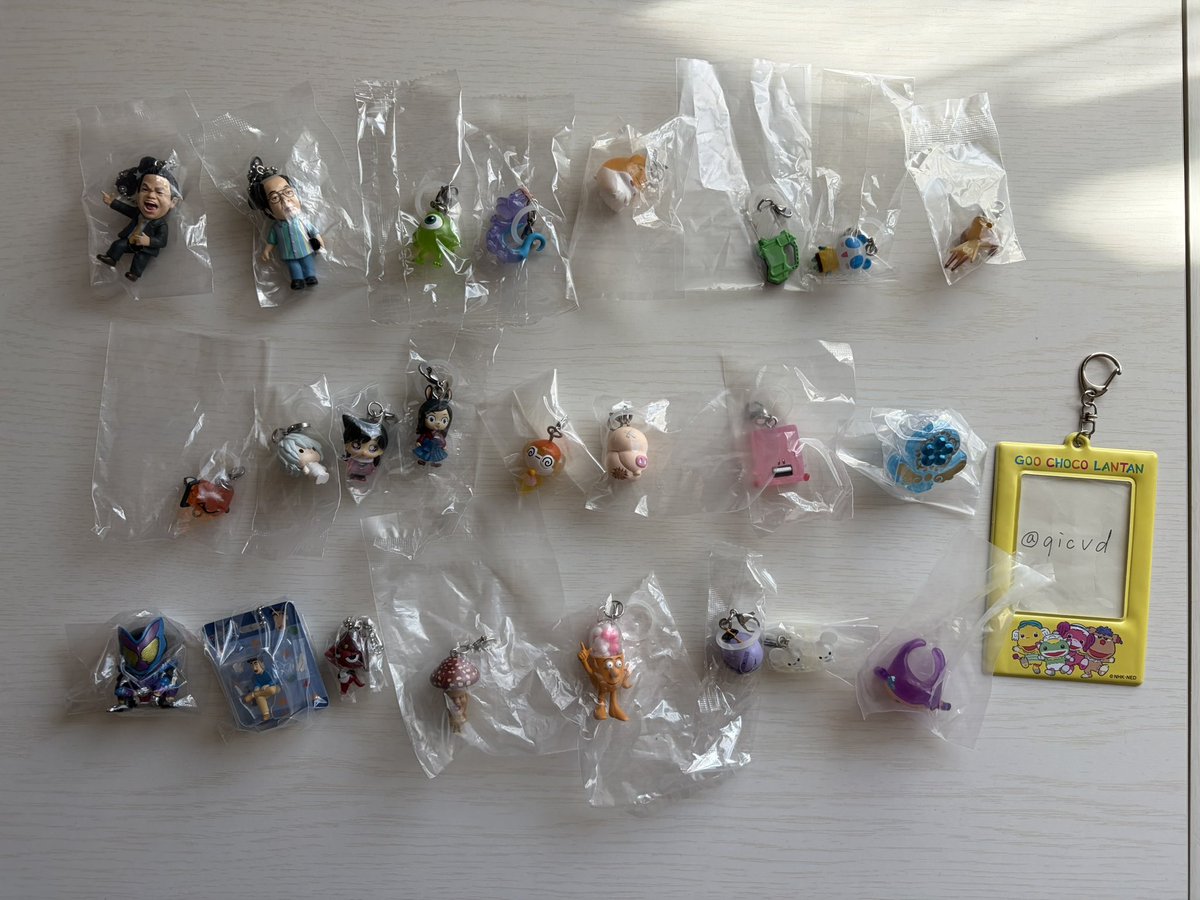 qicvd's tweet photo. 【交換】めじるし めじるしアクセサリー
ガチャ ガシャポン 食玩
サンリオ たまごっち ちいかわ プリキュア
HUNTER×HUNTER しずくちゃん 他

譲：画像1〜4枚目

求：未所持ガチャ めじるし等

郵送での交換希望
まとめての方優先
レート等により当方n:1での交換でも可能
お気軽にお声掛けください https://t.co/HUVebtBeaE