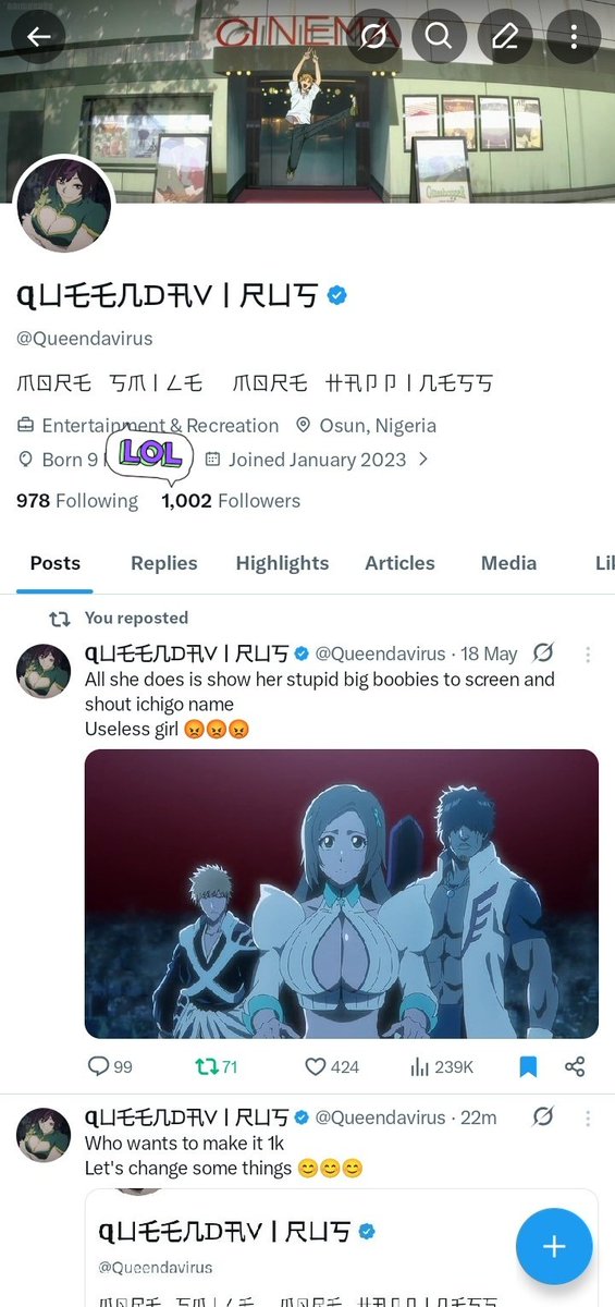 Ɋㄩ乇乇几ᗪ卂ᐯ丨尺ㄩ丂 tweet media