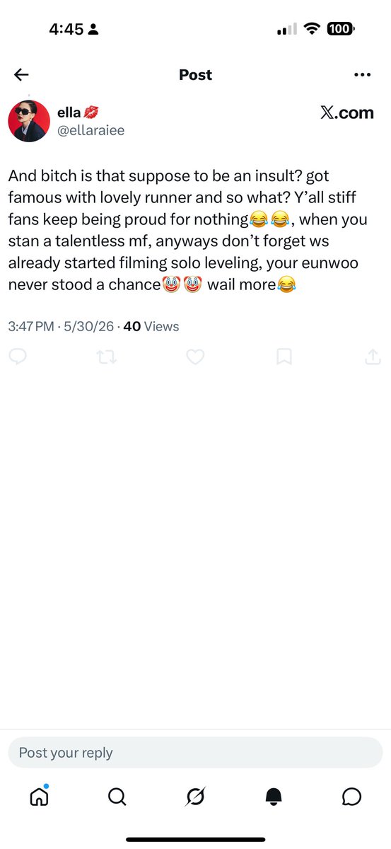 maychristineb's tweet photo. @kdramahotgists You are the one stanning a talentless and stupid mf . 

6 x 4 = 28?? (Seriously, this is primary school level🤣)
Capital of Poland is Poland??? 😅

What a talented actor you stan 🤡 https://t.co/wDlJE9o5jk