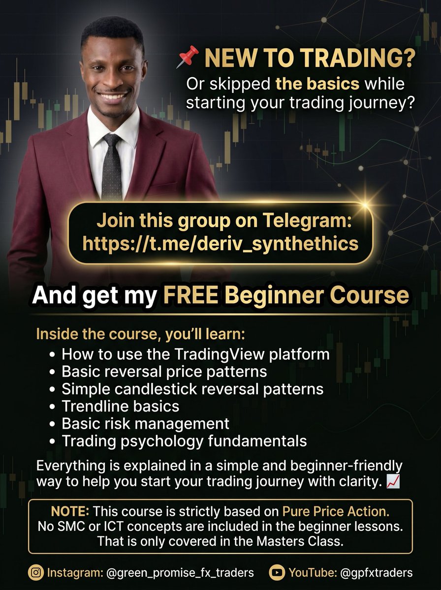 Gpfxtrader's tweet photo. The goal is to help just 100PEOPLE kick start their FOREX journey properly for absolutely FREE even from zero knowledge of trading. Once that number is up, the offer closes. Join the wait list and get my Free forex trading well structured Price Action course 

Link in bio https://t.co/RVTdmJh0er