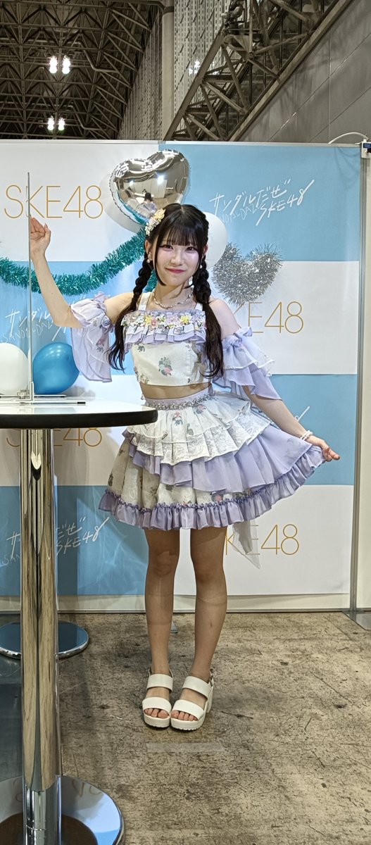 kinamicompany's tweet photo. 推しが卒業して以来のSKE48シングルイベントに参加してきました！

4部、5部　河村優愛ちゃん
・ハートマーク
・音楽演奏の様子（バイオリン）
・よしよししてもらっています

このようなイベントでは初めましてでしたが、話のやり取りも最高に楽しかったです！ https://t.co/dkJbmKCSY0