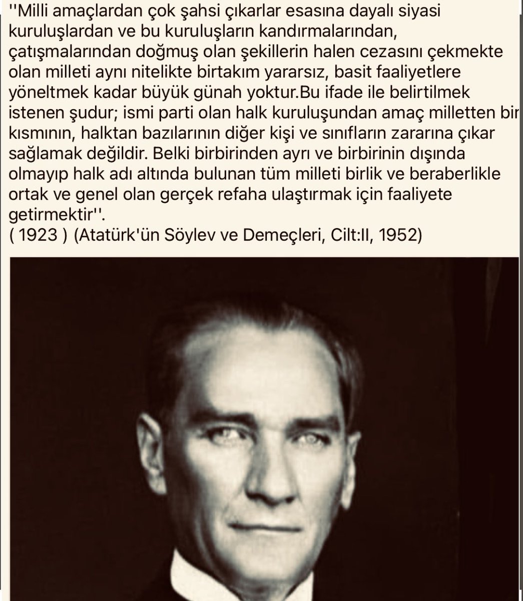 KemalistTim's tweet photo. ATATÜRK Diyor ki; https://t.co/fLWug4rMet