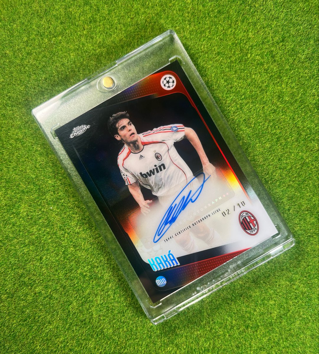sheva1774's tweet photo. GB成果②

貴公子カカ🇧🇷
説明不要で綺麗すぎる❤️🖤

2026-26 Topps Chrome UCC
Kaka
Chrome Legend Auto -Black- /10

@gradingservices https://t.co/I8qOoYD5Dl