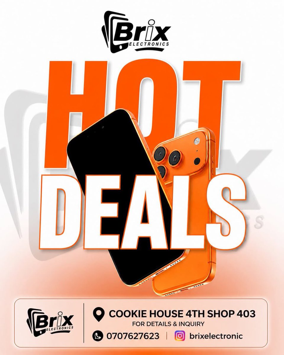 samson_maish's tweet photo. House of Great Deals &amp; Discounts👌✨
✨Brand New Samsung phones
✨Brand New Iphones
✨Ex-Uk &amp; Us phones
✨Redmi 
✨OnePlus 
✨Apple Accessories
✨Samsung Accessories
♻️Trade-in Accepted

☎️0707627623

📌Cookie House 4th Floor Shoo 403 https://t.co/nvJY1iicyF