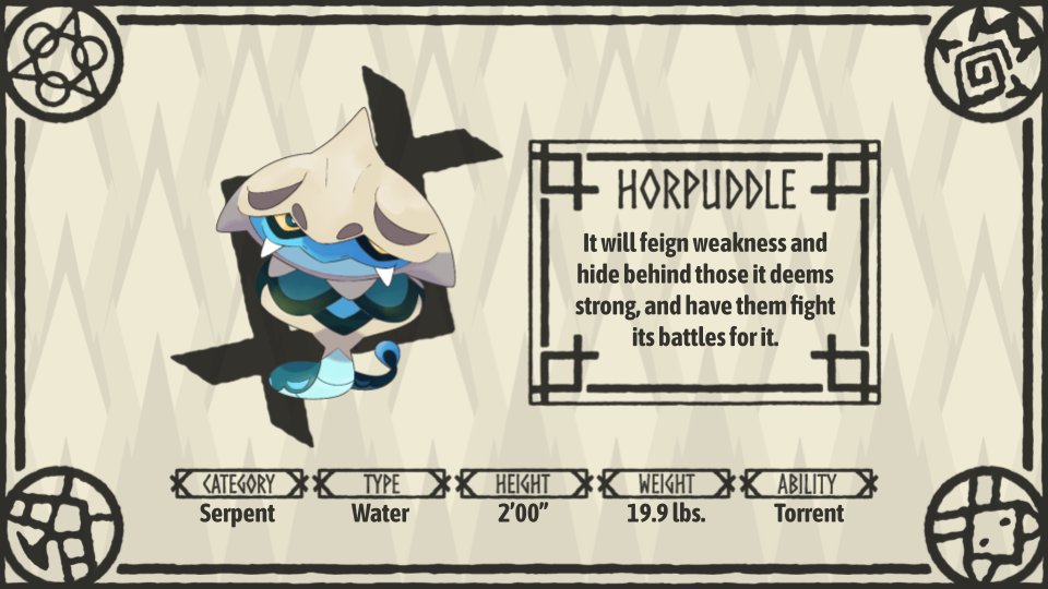 GardeningAdam's tweet photo. 💙Horpuddle - Serpent Pokémon    

Though they are known to fake affection in order to get what they want, there are cases of them getting genuinly attached. This makes them feel conflicted.

 #fakemon 

🎨 - Kaiijumon_ https://t.co/5dTQcejSsl
