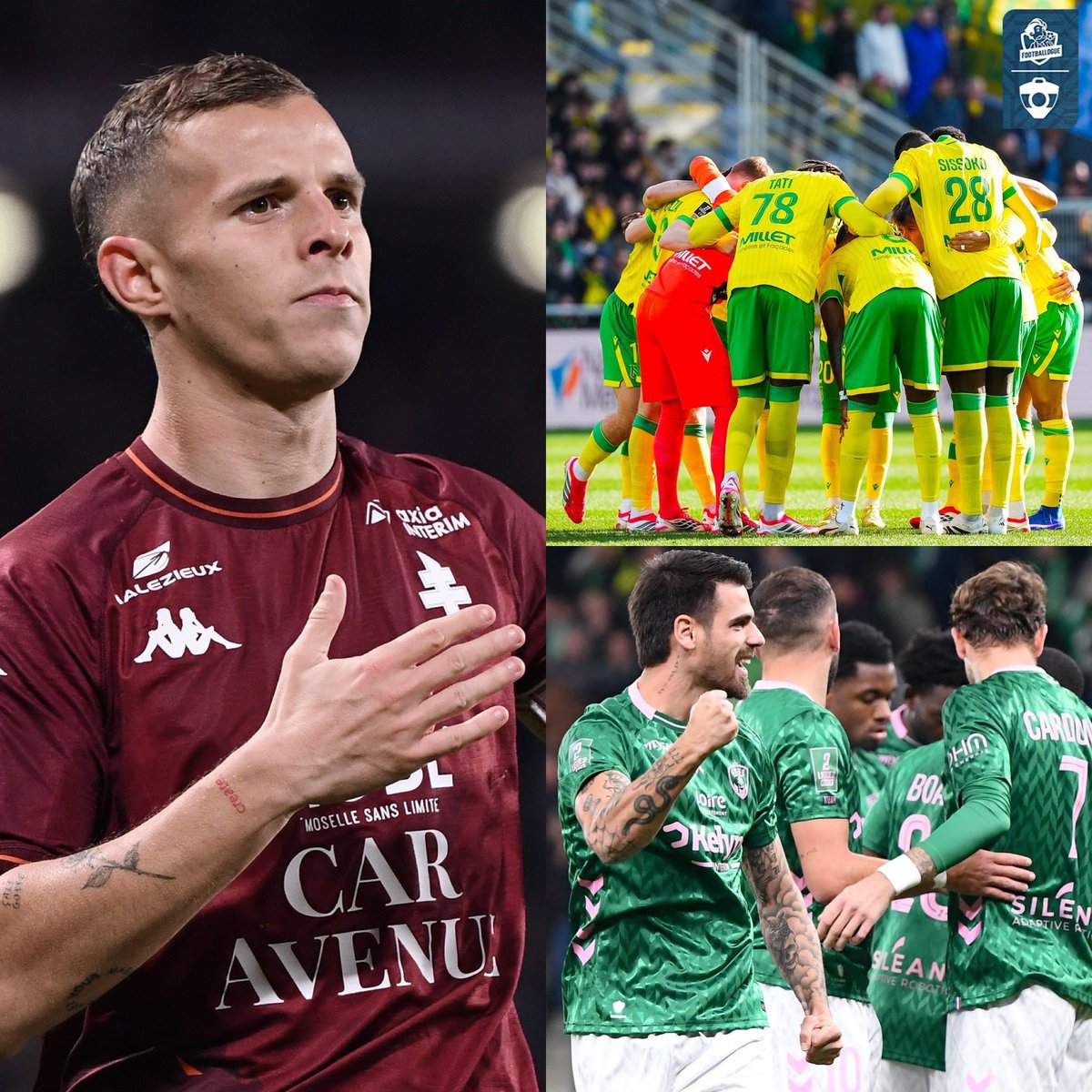 Footballogue's tweet photo. Metz, Nantes, Saint-Étienne, Montpellier, Reims, Red Star, Guingamp, Nancy, Rodez…

Et en plus les retours de Dijon et Sochaux. 🔙

La Ligue 2 2026-2027 s’annonce tout simplement 𝗧𝗘𝗥𝗥𝗜𝗙𝗜𝗔𝗡𝗧𝗘 😭 https://t.co/Hmh53LXyzw