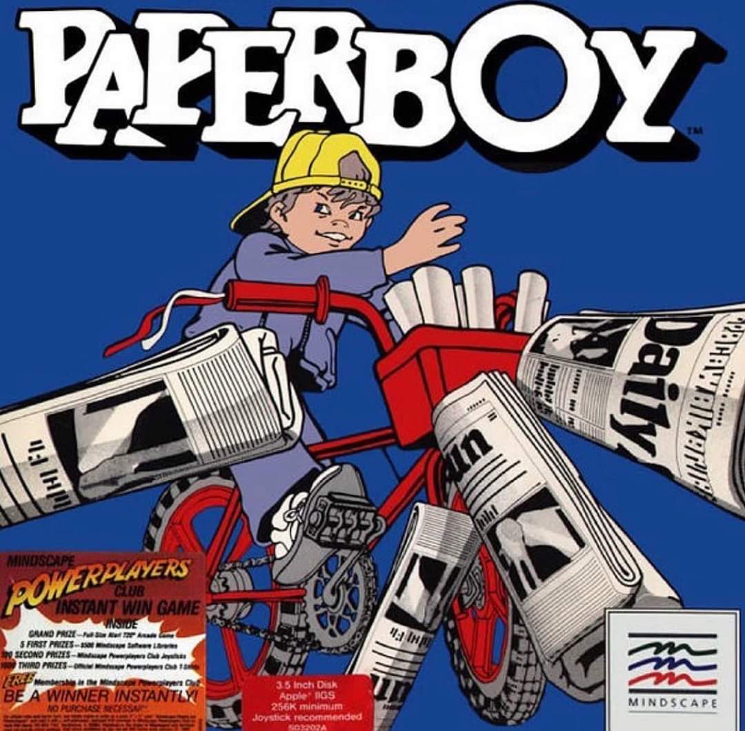 RetroMoviesDB's tweet photo. Paperboy was just one of those games that never gets old. https://t.co/MafZqMI2kD