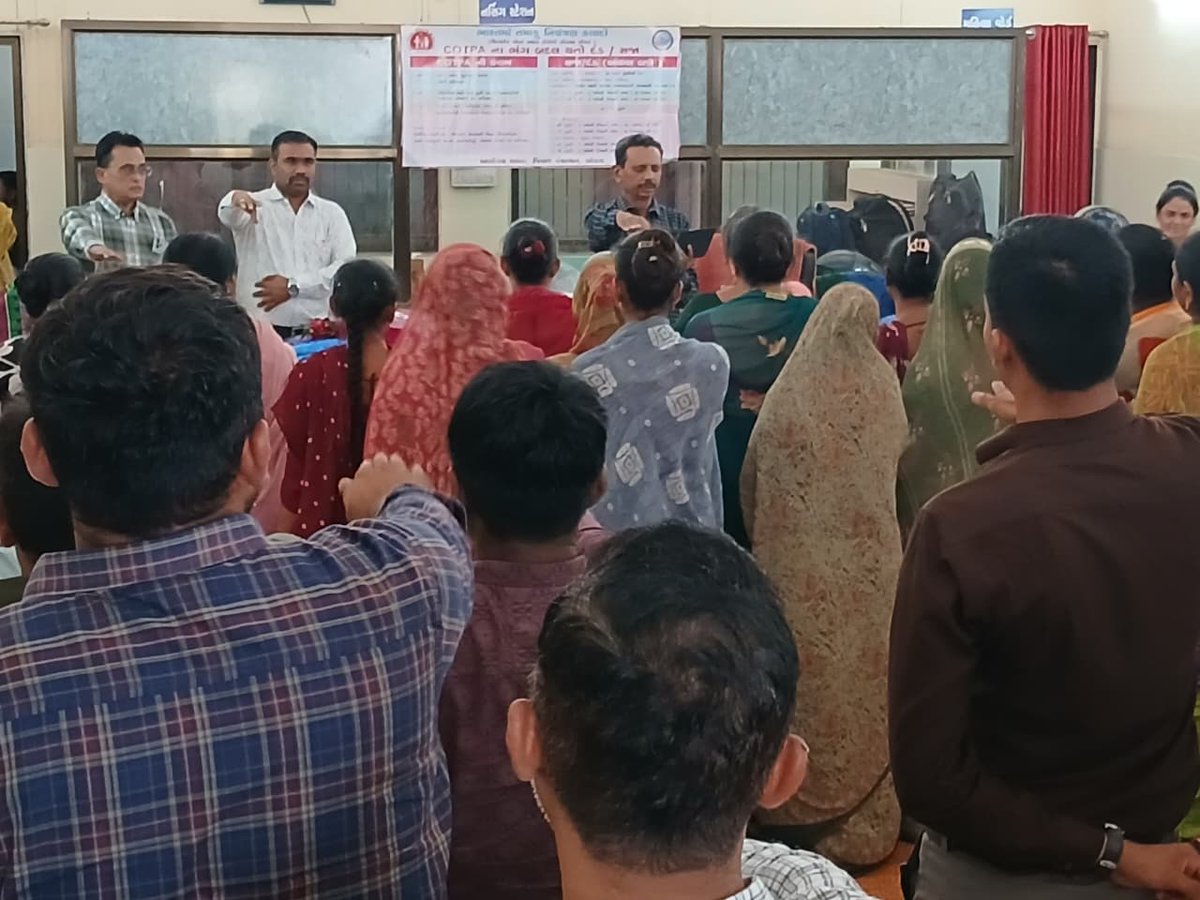 BotadDtcc's tweet photo. World No Tobacco Day (PHC-UMRALA) OATH #WNTD2026 Theme“Unmasking the appeal countering nicotine and tobacco addiction.”
@InfoGujarat
@Rivaba4BJP
@Collectorbotad
@DDOBOTAD
@cdho_botad
@NHMGujarat
@InfoBotadGoG
@HealthDeptGuj
@GujaratStcc https://t.co/3rb6WZkw4s