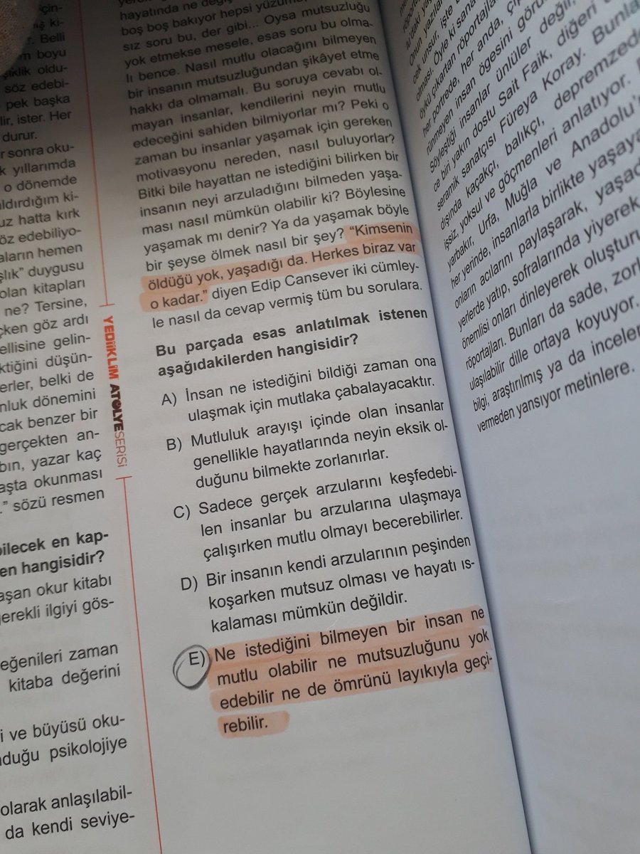 Mavilalin's tweet photo. Yine verdiğim bir aradan sonra soru çözelim dedik denk gelen soru.. en azından şuan  ne istediğimi biliyorum  ATANMAK https://t.co/thB0v6IBdl