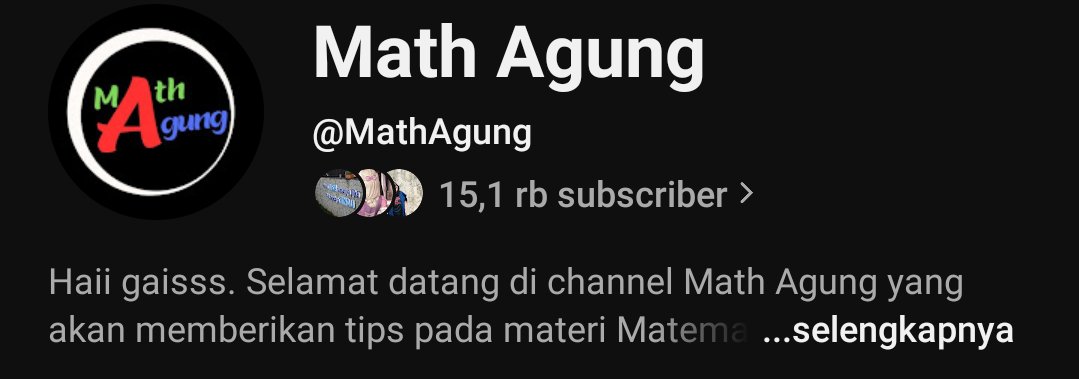 Math Agung tweet media