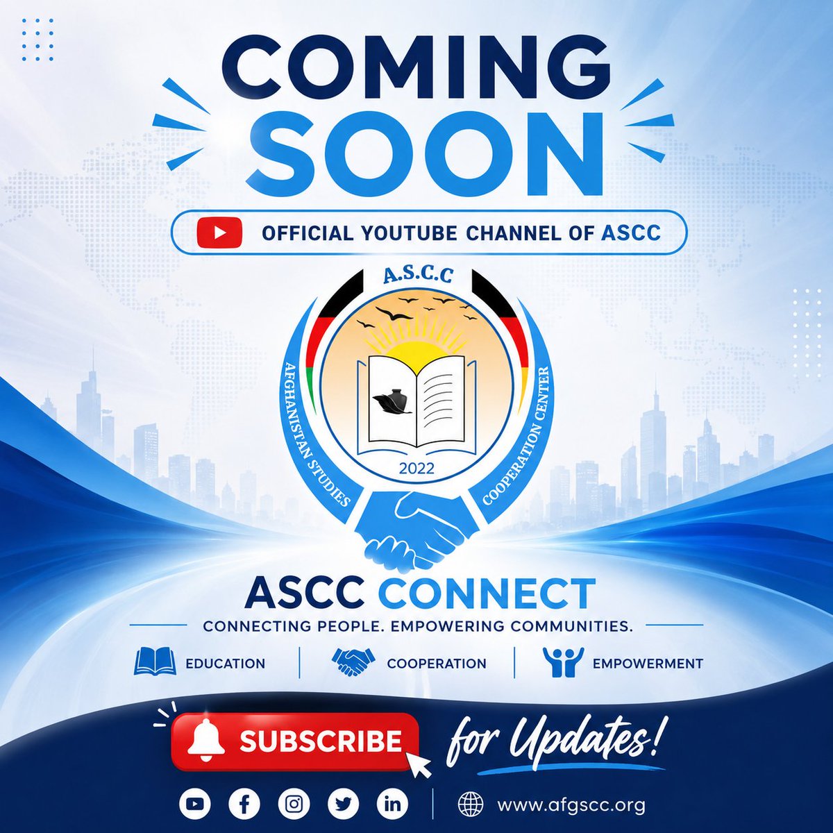 AsccInfo's tweet photo. 🎥 Exciting news! ASCC Connect, the official YouTube channel of ASCC, is launching soon!

Subscribe now for educational content, webinars, integration guidance, advocacy updates, and community stories.

🔔 Subscribe: 

https://t.co/s8O7kSaGBt https://t.co/5eB70I99rI