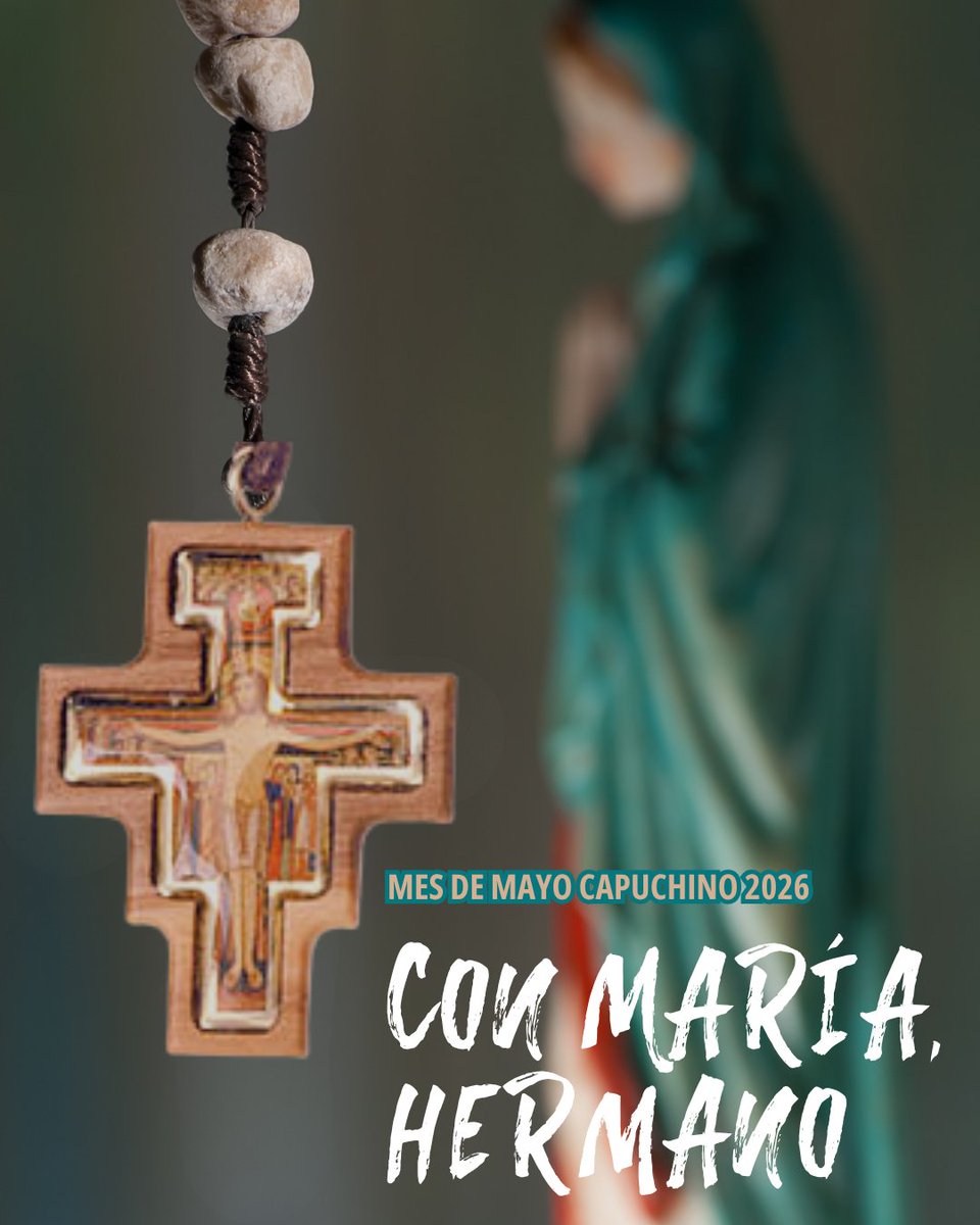 capuchinosesp's tweet photo. 🌸 MES DE MAYO CAPUCHINO 2026

▪️30 de mayo: Con María caminamos como hermanos.
María acompañó a Jesús en los caminos y permaneció fiel hasta el final. También hoy acompaña a quienes buscan descanso, consuelo y esperanza. 
🙏María, camina con nosotros y haznos refugio para otros. https://t.co/8Cmveba0QS