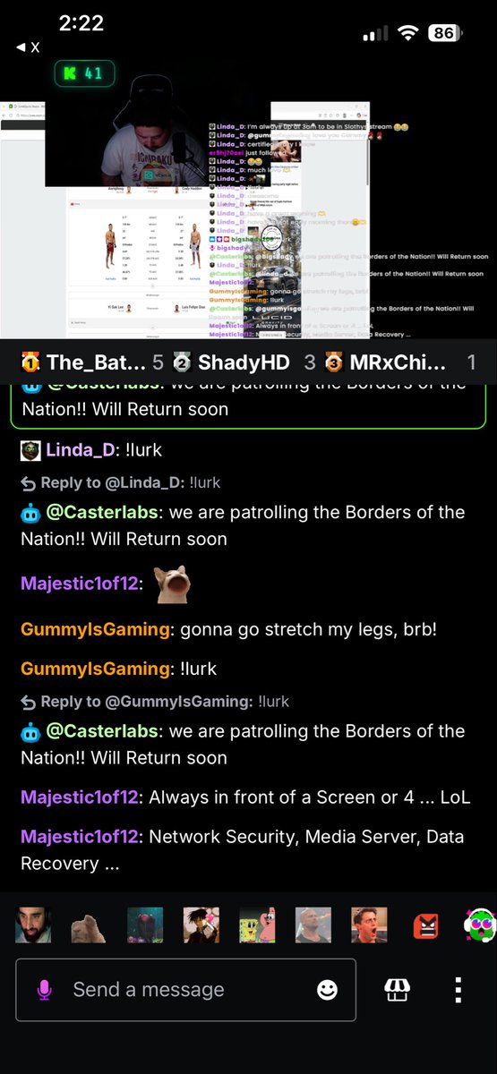 BiigShady's tweet photo. Let’s go guy we are turning up chatting and watching ufc get in here https://t.co/qMpo7kOHkx