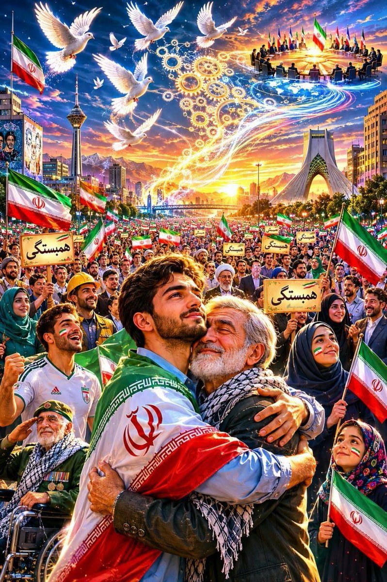 Paydar2563's tweet photo. ما اینجا ایستاده‌ایم؛ نه با زور سلاح، بلکه با قدرت همبستگی. 
#حمايت_انقلابى 
#خیابان_ایران
#IranianOnIt https://t.co/kJfAesXXbx