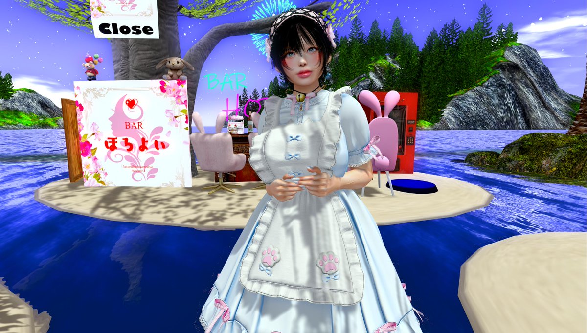 risa_static's tweet photo. BARほろよい開けましたー！
今週は今日で最後の開店日です🐱

#SLJP #secondlife
SLなび（アダルト欄）のお店の概要欄をご一読ください。
それを納得された方のみご来店ください。
https://t.co/UGfaeiFPsK https://t.co/6f9DFE6vsw