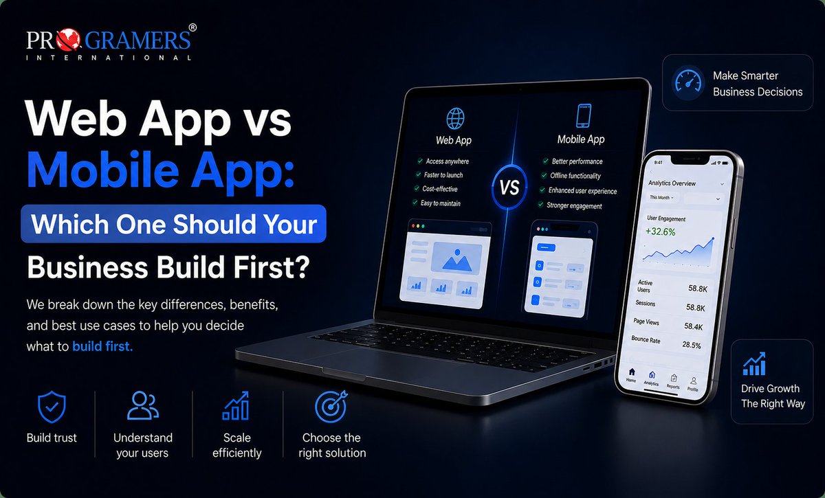 ProgramersIndia's tweet photo. Building your digital presence? 
Website or Mobile App — which comes first?
We broke it down for you 👇 

https://t.co/9Is2QCEL3d

#Startups #SoftwareDevelopment #BusinessTips https://t.co/UJVYIvbdzD