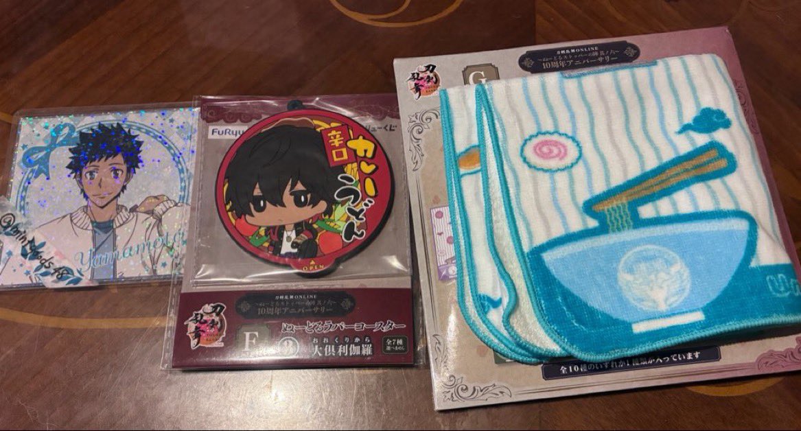 mintgoods48's tweet photo. 【交換】刀剣乱舞 フリューくじ
ぬーどるストッパーの陣 

譲：F賞 大倶利伽羅、G賞 雲生
求：F賞 博多藤四郎、蛍丸
G賞  燭台切光忠
or別弾 ぬーどるアクリルコースター薬研藤四郎、陸奥守吉行 編成ミニタオル鯰尾藤四郎
郵送のみ(別ポストB賞と併せての交換の場合手渡し可)
お気軽にお声掛け下さい https://t.co/JRQUqnKk2S