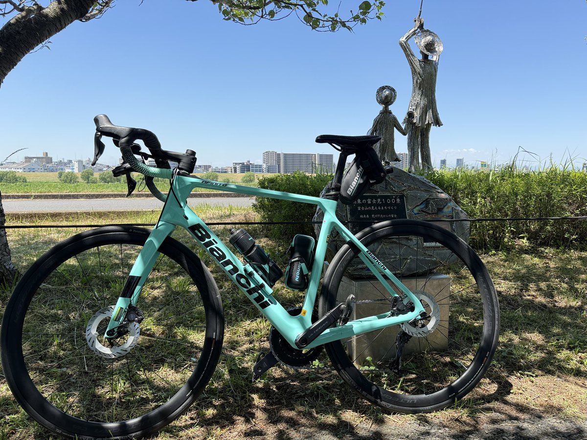 ct0_ax's tweet photo. 暑熱順化を兼ねて、久しぶりのライド🚴‍♂️
近場をぐるっと一周！
#ロードバイク #ロードバイク乗りと繋がりたい https://t.co/CSLN58gmM9