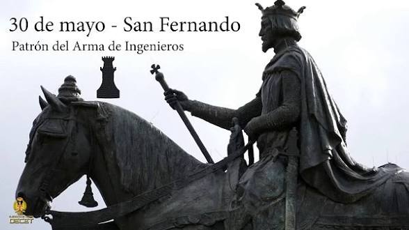 ricardomorado77's tweet photo. Hoy es el #DíaDeLosIngenieros
#DiaDeLasFuerzasArmadas
San Fernando (el Rey Fernando III de Castilla) es el patrón oficial del Arma de Ingenieros del Ejército de Tierra español.
Fue designado inicialmente patrón del Regimiento Real de Zapadores Minadores el 16 de enero de 1804 y extendido a todo el Arma de Ingenieros mediante Real Orden el 2 de mayo de 1805.
Felicidades a los Fernandos