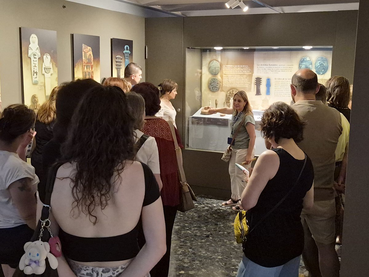MuseodeJaen's tweet photo. Visita especializada a la muestra ‘La colección Blanco Caro y la investigación española en Egipto’ 
👉 Esta exposición contempla cerca de 130 piezas para conocer a la sociedad egipcia a través de las investigaciones arqueológicas que España ha liderado en Egipto
#museodejaén https://t.co/iqFwLiYOM2