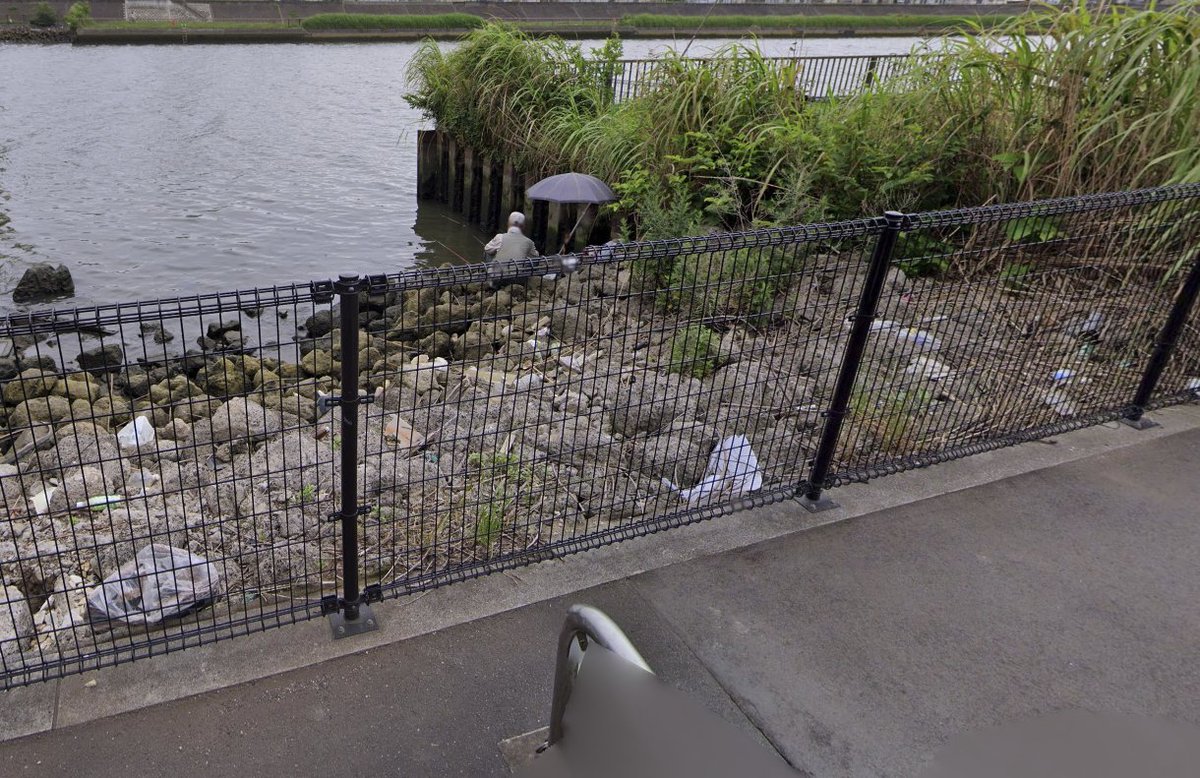 finalfunamushi's tweet photo. Googlemapでテナガエビ釣れそうな場所を探していて、ココだ！というところがあったのでストリートビューで確認したところ、確信に変わる https://t.co/gGsZweJDAG