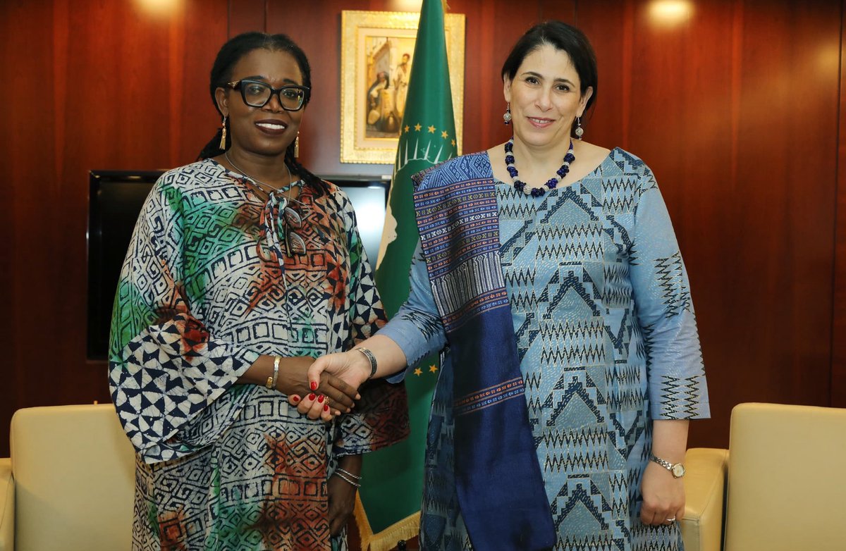 DCP_Haddadi's tweet photo. I was pleased  to meet H.E. Ms. Mama Keita, Deputy Executive Secretary for Programme Support (DES-PS) at @ECA_OFFICIAL 🇺🇳, in Addis Ababa.

Our constructive exchange focused on strengthening cooperation between @_AfricanUnion and @ECA_OFFICIAL, advancing strategic priorities, and reinforcing collective efforts towards the implementation of Agenda 2063 and the 2030 Sustainable Development Goals, taking due cognisance of the established AU-UN cooperation framework.

We reaffirmed our commitment to advancing strong partnerships, institutional coordination, and inclusive development to drive Africa’s transformation and sustainable growth. 

We also highlighted the importance of spotlighting both the challenges and opportunities on the African continent.

I wish my sister the DES, Ms Mama Keita all the best in her new position. 

#AU #UN #AUC #ECA