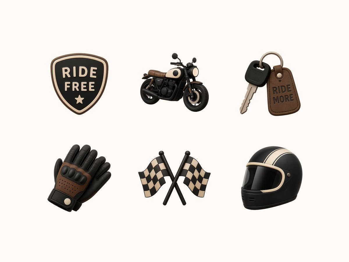 dreamdecko's tweet photo. Ride Free Motorcycle Icons. If you like these icons, you can download them for free from my shop! https://t.co/ICLqdEz3RS