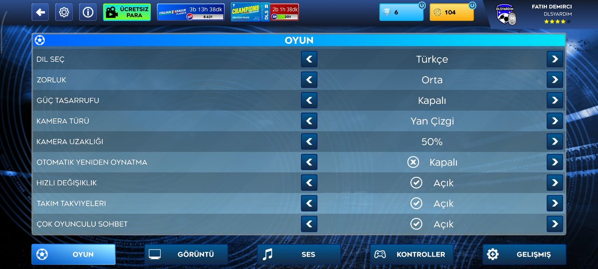 DLS19 Yardım tweet media