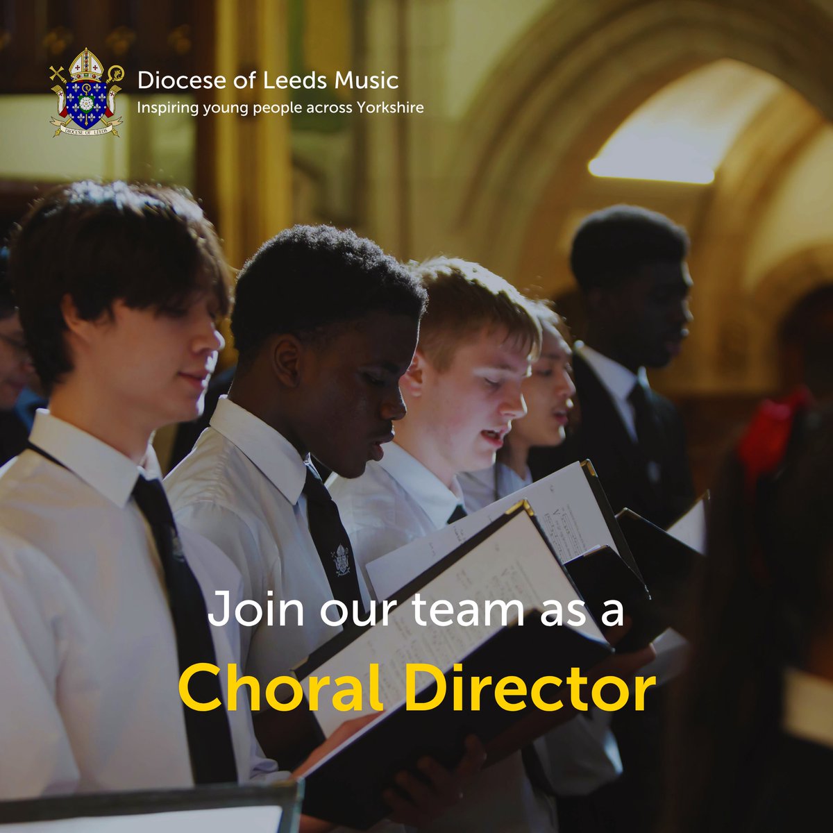 DOLMusic's tweet photo. We are seeking an exceptional leader of children’s voices to work as a Choral Director in our Schools Singing Programme and with our choirs in Bradford. 
For more information visit: https://t.co/WY0rFJJDVL
Closing Date: Monday 1 June 2026, 5pm https://t.co/lCbZ92JA9N