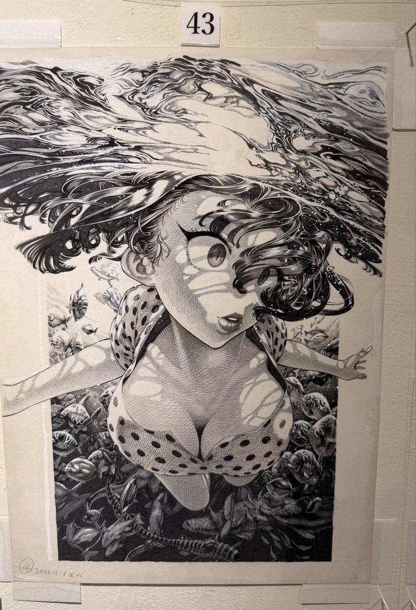 senmi_rin's tweet photo. リフレッシュ日として原画展とポップアップとか行って来ました。絵がうま過ぎてｱｵﾝ…ってなってました。エア・ギアは14巻の表紙が一番好きです。 https://t.co/qIj6KjjCez