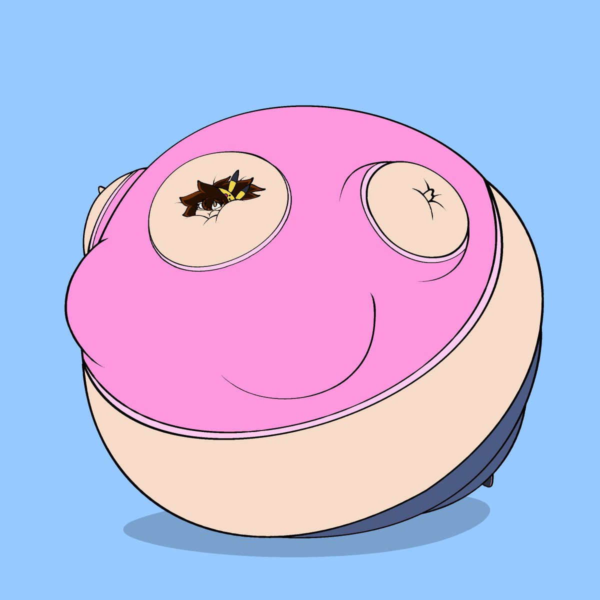 TwistedEvilSoda's tweet photo. Happy 300 Followers! [2/7] (CW: Bursting!) https://t.co/pcx1XvY5wG