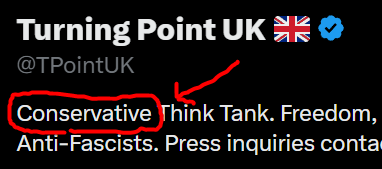 Lvnaware's tweet photo. @FaresSh48617505 @TPointUK Also this account brands itself as conservative. https://t.co/Jw4dNTIS8J