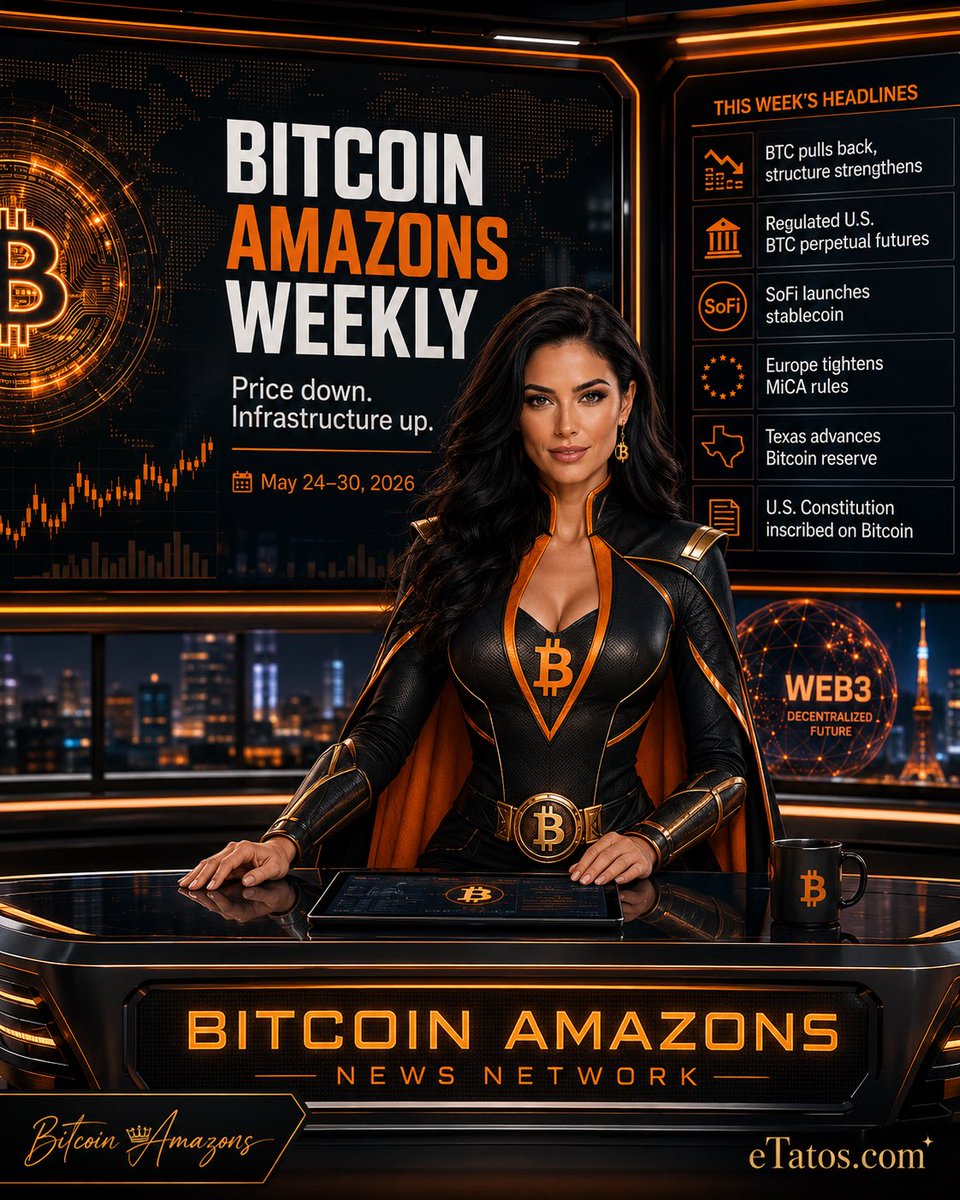 BitcoinAmazons's tweet photo. Bitcoin had a weak price week.

But the real story is not the chart.

The real story is that institutions, states and regulators are moving closer to Bitcoin.

The fortress is getting harder to ignore. 
⚔️🟠 https://t.co/CckASsvdbC
