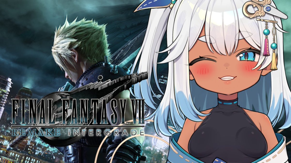 こ、告知こくち～～！！ 配信始まったよ～～～⏰ 今日からFF7リメイク
