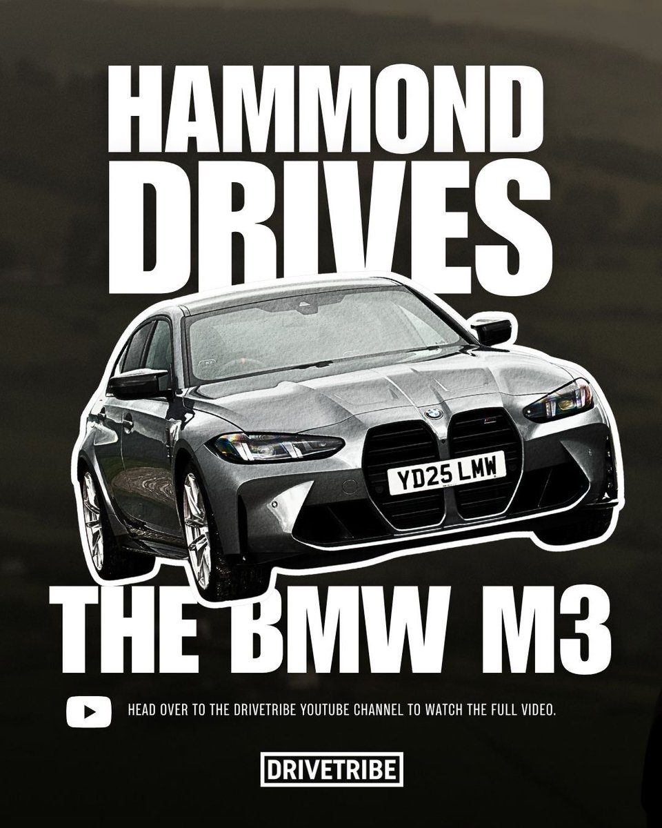 DRIVETRIBE's tweet photo. Did you see Richard driving the BMW M3? 👀
Head over to YouTube and check it out 👉 https://t.co/5ii0YTLLq2 
#drivetribe #richardhammond #BMW https://t.co/lii2ooFVnY