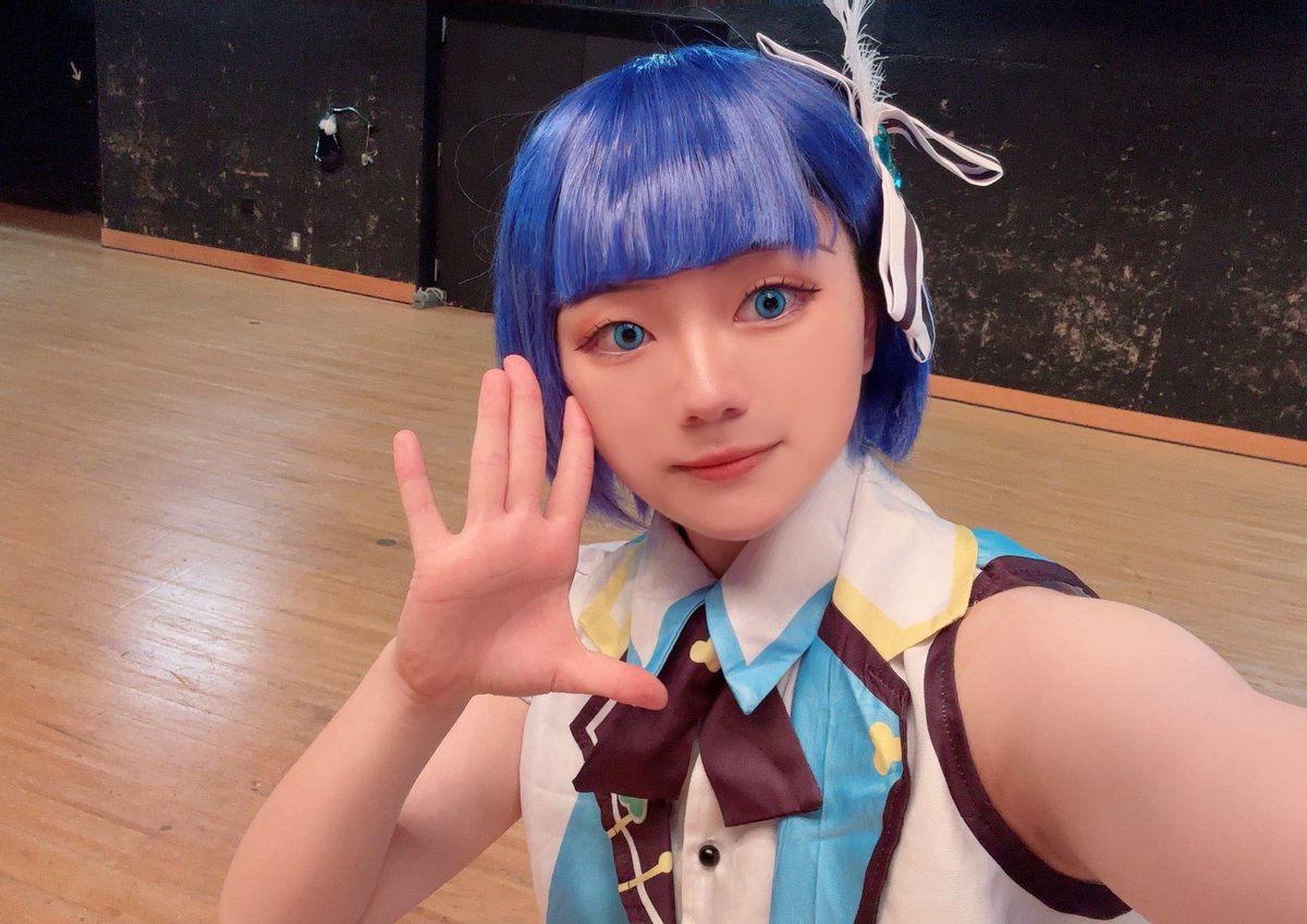 sofumaru_u_u's tweet photo. 遥してきました💙
前日に振り叩き込んで、ギリギリセーフ、、、か怪しい覚え度合いで撮影で土下座したい。

1枚だけあった写真でおそくほうです🥲 https://t.co/XPUofEsLKT