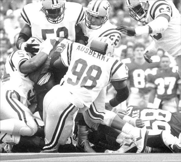 ZachNunezTV's tweet photo. Days until #LSU Football: 98

Today we highlight a native of “The Berry” (New Iberia), two-time defensive captain, and two-time SEC champion linebacker Verge Ausberry (’86-’90).

After climbing the athletic department ladder for years, the former Tiger standout was officially named LSU’s athletic director last month upon removal of the interim tag.
