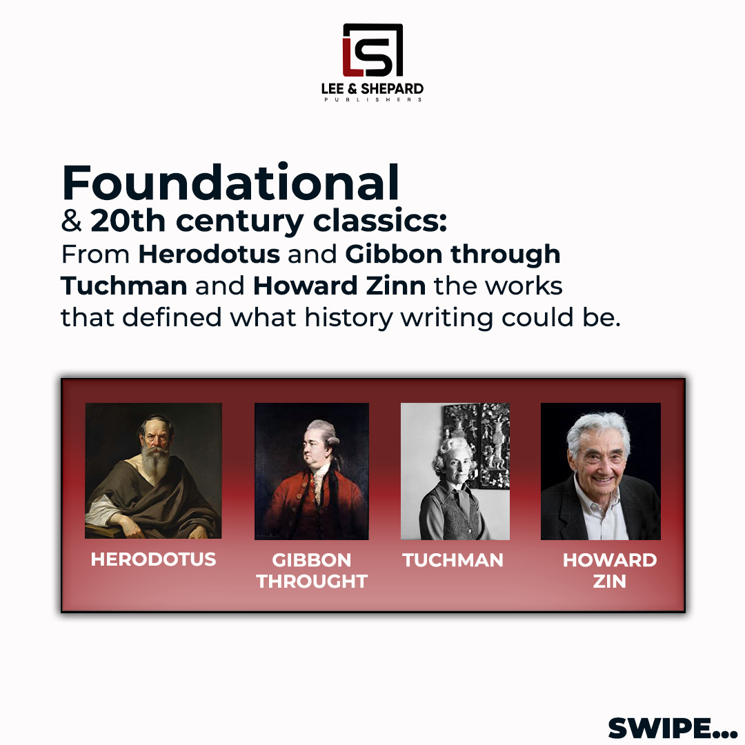 leeandshepard's tweet photo. History is one of the oldest genres in human writing — and one of the most misunderstood.
Most people associate it with textbooks, dates, and dead kings. But the actual shelf? It holds some of the most compelling nonfiction ever written. https://t.co/UwLzDnQd5u